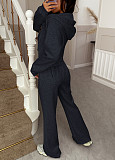 Casual Hooded Sweatshirt and Trousers Set LDG-99044