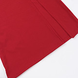 Fashion Slim Backless Knitted Sexy Slit Long Sleeve Dress SUM-24359
