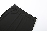 Sexy Hot Girl Mesh See-Through Top Long Skirt Suit ZJQD-80880