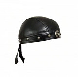 Skull Rivet Leather Strap Hat Dance Lebi Sea Pirate Hat RS-8641