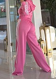 2025 Sports Suit with Wide-Legged Belt Pants + Slim-Fit Jacket TR-TS1345