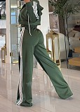 2025 Sports Suit with Wide-Legged Belt Pants + Slim-Fit Jacket TR-TS1345
