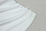 Sexy Floral Design Slant Collar Slightly Transparent Long Sleeve Asymmetrical Hip Dress JY-303508