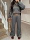 Sportswear Long Sleeve Sweatshirt and Pants Set LDG-0063