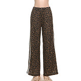High-Waisted Slim-Fit Printed Streetwear Pants ZJQD-82603