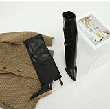 Knee-length Boots Fashion Thin-heeled Pointed-toe Boots Long boots Women High Boots RS-126