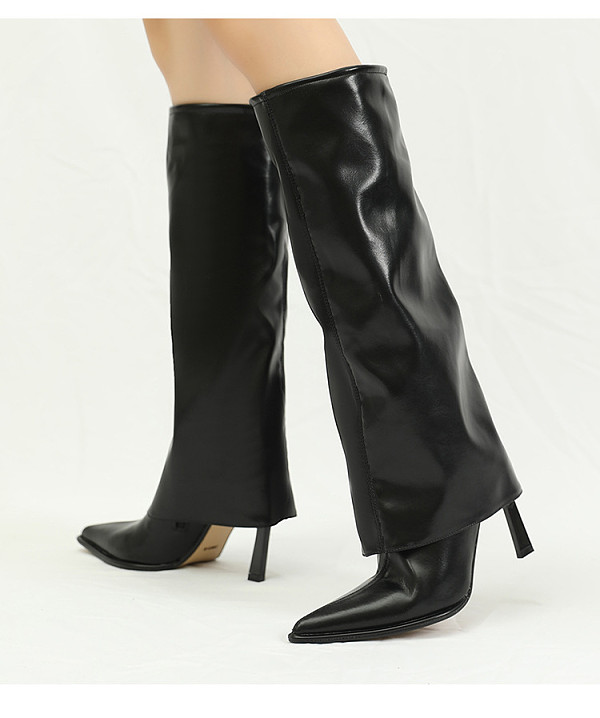 Knee-length Boots Fashion Thin-heeled Pointed-toe Boots Long boots Women High Boots RS-126