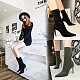 Slim Heels Ultra-high Heels Sexy Nightclubs Slimming Pointed Lycra Eastic Ankle Boots RS-315