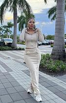 Personalized Streetwear Trendy Casual Hooded Skirt Suit XINH-80815
