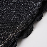 Sexy Backless Stretch Knit Sequin Bell Sleeve Long Sleeve Dress MRA-42658