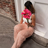 Solid Color Tassel Slim Fit Trousers ZJQD-79675