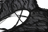 Sexy Lace See-through High Waist Tight Skinny Jumpsuit ZJQD-79675