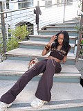 Casual Silhouette Embroidered Sports Sweatshirt Fashion Set (Vest not included) FC-1400