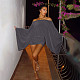 Sexy One-shoulder Large-sleeved Solid Color Hip-hugging Dress MRA-37103