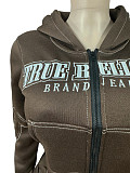 Casual Silhouette Embroidered Sports Sweatshirt Fashion Set (Vest not included) FC-1400