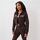 Casual Silhouette Embroidered Sports Sweatshirt Fashion Set (Vest not included) FC-1400