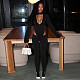 Scarf Low Neck Long Sleeve Jumpsuit Exposed Waist Jumpsuit Set XYWL-340