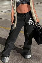 Fashion Trendy Printed Sports Casual Sweatpants SMJR-1103