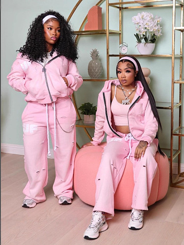 Fashionable American Street Sports Sweatshirt Suit FC-1398