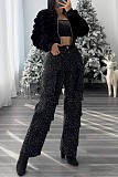 Fashionable Street Style Casual Denim Overalls With Diamond Pockets ORY-5276