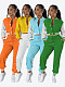 Fashionable Baseball Jacket Patchwork Single-breasted Two-piece Suit FN-6007