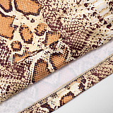 High Collar Halter Neck Shawl Tube Top Snake Print Printed Navel Cropped Pants Suit XYWL-25ST344