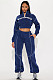 Stylish Letter Print Casual Sports Hoodie Set FC-1418