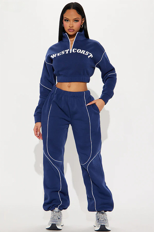 Stylish Letter Print Casual Sports Hoodie Set FC-1418
