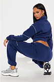 Stylish Letter Print Casual Sports Hoodie Set FC-1418