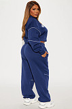 Stylish Letter Print Casual Sports Hoodie Set FC-1418