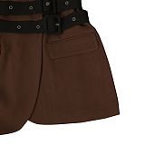 Stylish Side-belted Waist-cinching Long-sleeved Suit Jacket AIL-337
