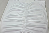 Casual Round Neck Long Sleeve Fitted Waist Bodycon Dress JY-303565