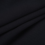 Sexy Hollowed-out Ruffled Long-sleeved Slim-fit Short Dress SUM-25245