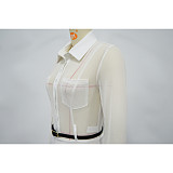 Sexy See-through Long Sleeve Bodysuit YF-10910