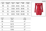 Sexy Long-sleeved Off-shoulder Lace Bodycon Dress SUM-25426