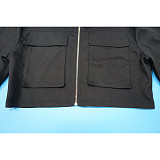 Fashionable and Casual Solid Color Long-sleeved Cargo Pants Set YF-10921