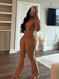 Leisure Sets Women Long Sleeves Zipper Hoodies And Long Pants CH-24058