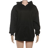 Sexy See-through Mesh Patchwork Long-sleeved Hooded Sweatshirt SXE-83873
