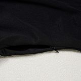 Elegant Commuting Lapel Waist Elastic Pleated Patchwork Dress NY-3771