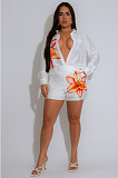 Fashionable Casual Elegant Sexy Floral Two-piece Set RC-3339