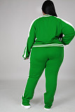 Casual Color-blocked Long-sleeved and Long-legged Sportswear Set PMR-019