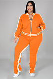 Casual Color-blocked Long-sleeved and Long-legged Sportswear Set PMR-019