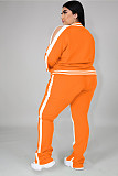 Casual Color-blocked Long-sleeved and Long-legged Sportswear Set PMR-019