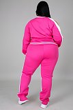 Casual Color-blocked Long-sleeved and Long-legged Sportswear Set PMR-019
