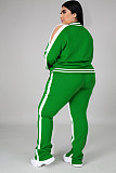 Casual Color-blocked Long-sleeved and Long-legged Sportswear Set PMR-019