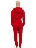 Long Sleeve Warm Zipper Pullover Hooded Jumpsuit BN-9401