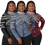 New Plus-size Digital Print Casual Top NNWY-8841