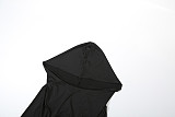 Black Sexy Backless Hooded Bodysuit ZJQD-82663