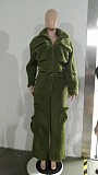 Warm Long-sleeved Lambskin Fur Suits For Women Autumn Winter RS-0373