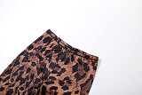Digital Printed Long-Sleeved Fitted Top and Slim Fit Pants Set ZJQD-84398